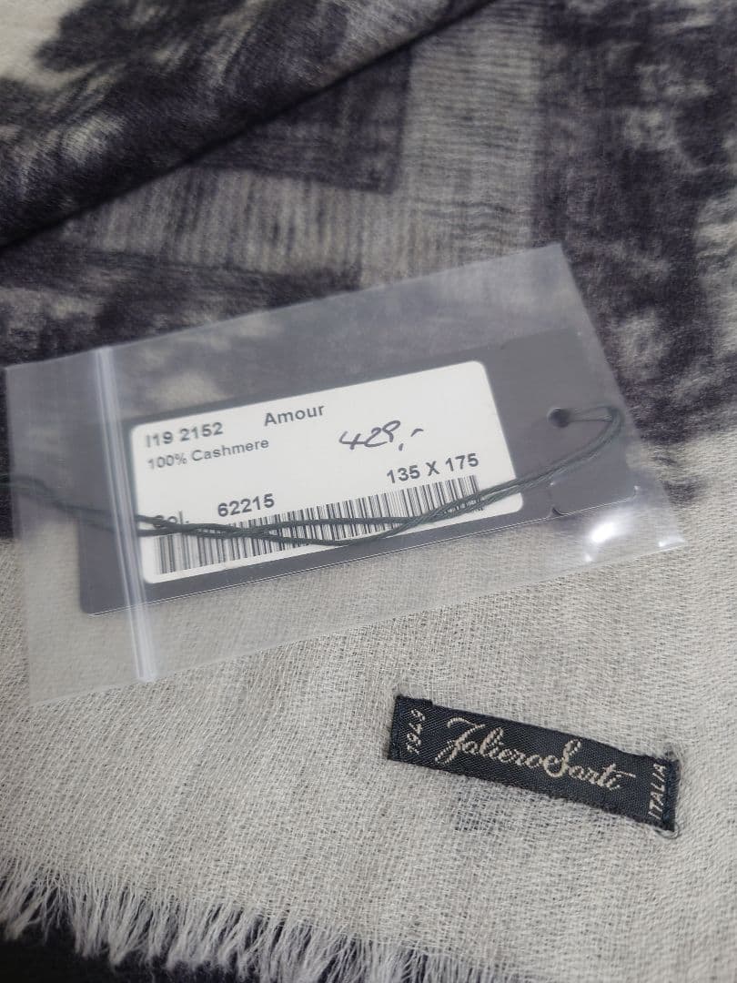 ファリエロ サルティ　Faliero Sarti　ストール　絵画　カシミヤ100