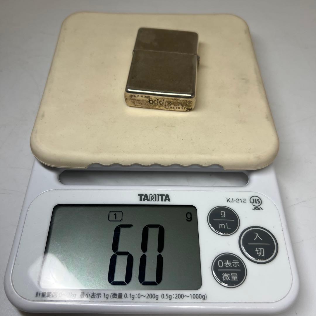 Zippo ジッポ sterling ライター 60g 東キ８-0212ア㊱