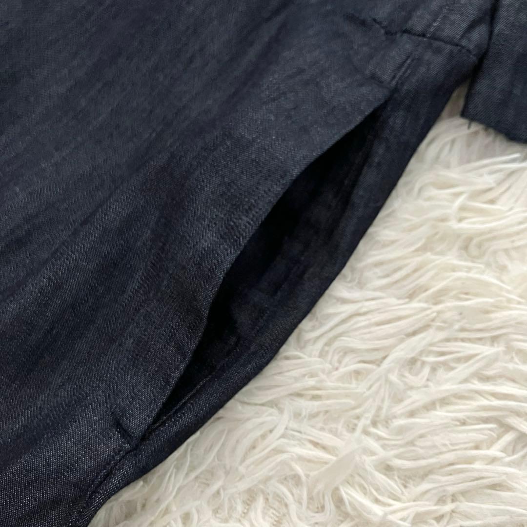 ’S MaxMara アイコンビジュー デニムワンピース インディゴ 42