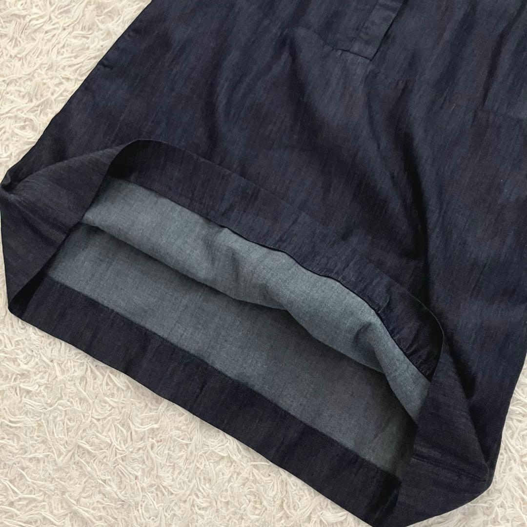 ’S MaxMara アイコンビジュー デニムワンピース インディゴ 42