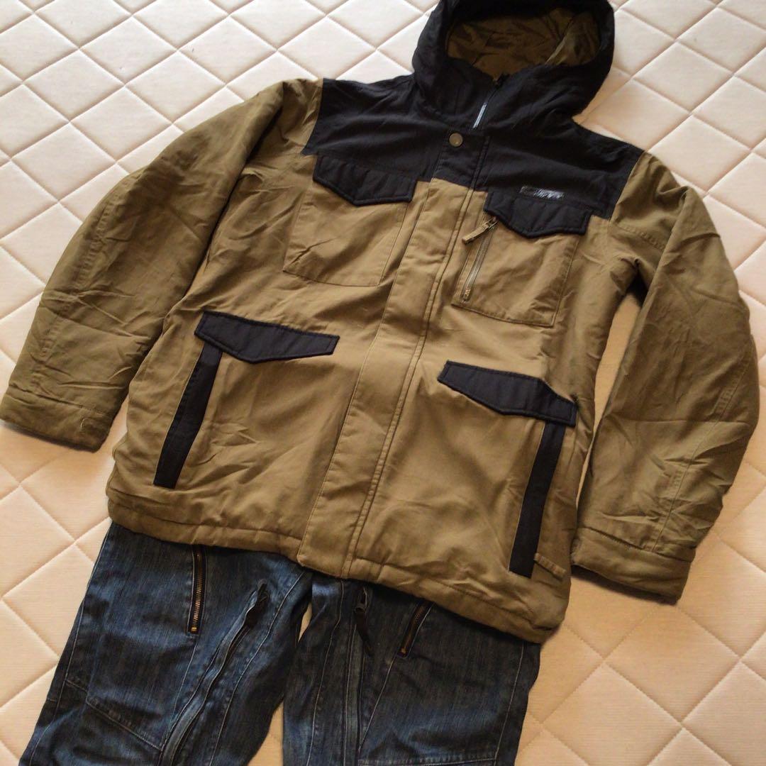Burton/Volcom スキー/スノーボードウェア 上下 メンズ M