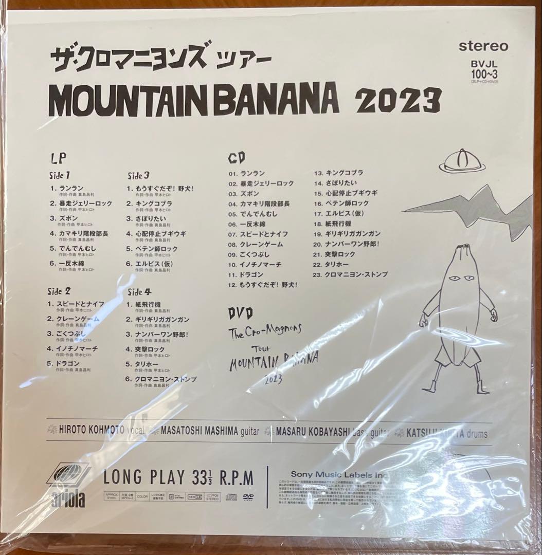 ザ・クロマニヨンズ ツアー MOUNTAIN BANANA 2023 生産限定盤