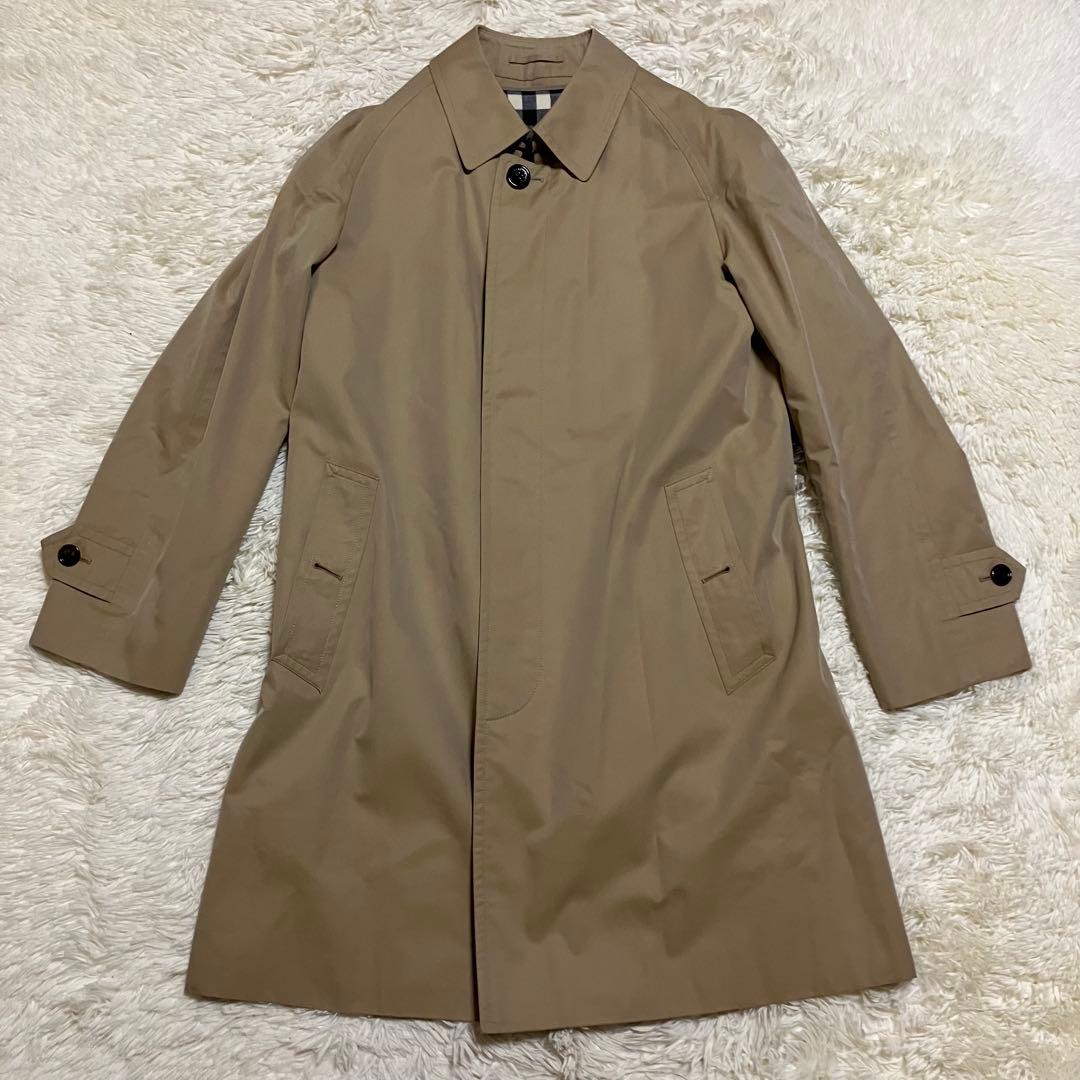 美品　Lサイズ　バーバリーロンドン　ハニーベージュ　ライナー　ノバチェック