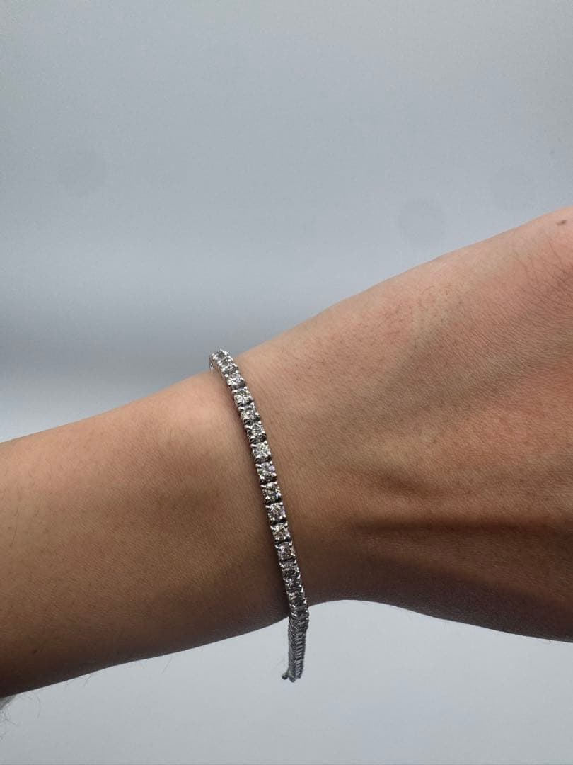 み*た様 5ct テニスブレス　Pt950　ダイヤモンド　プラチナ