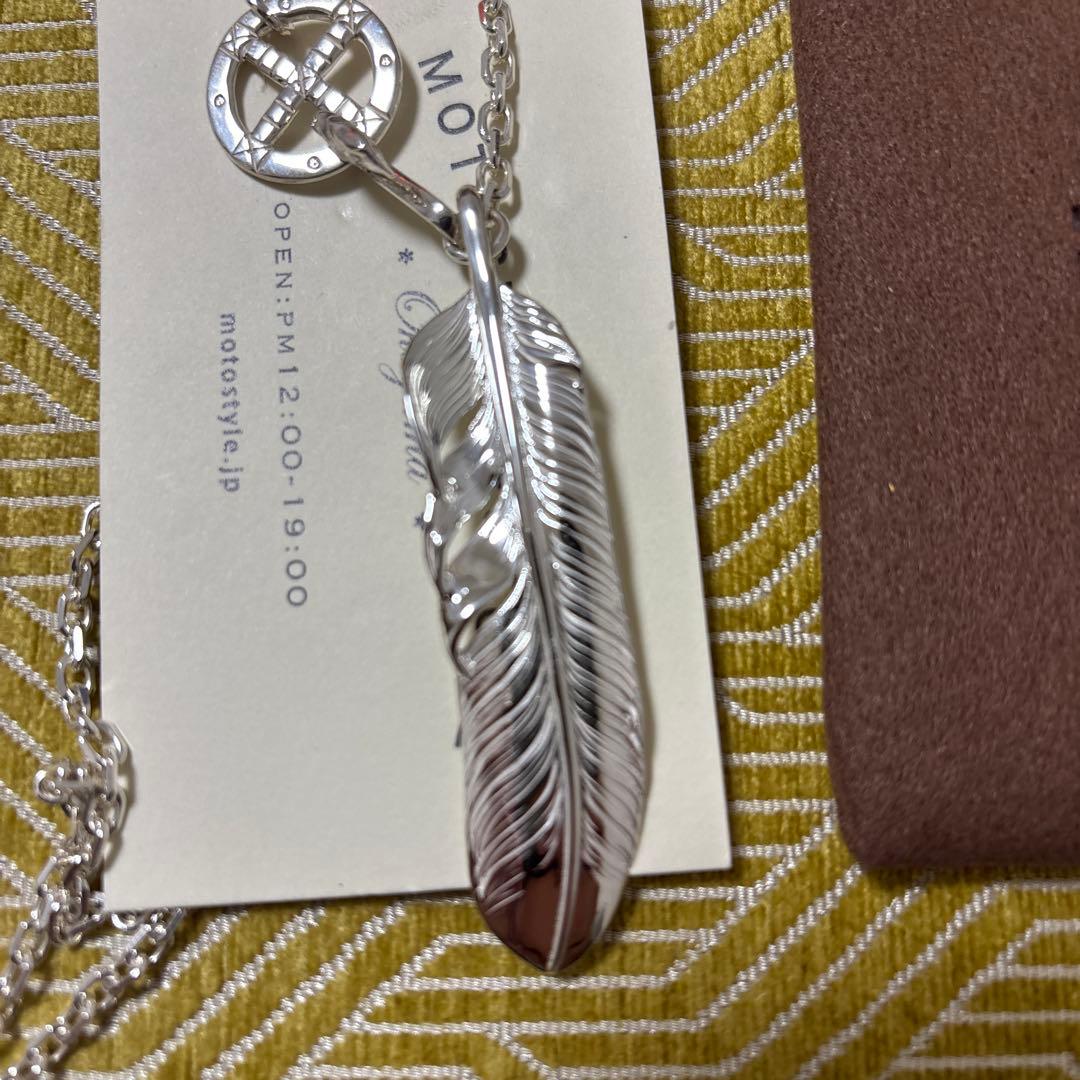 MOTO STYLE STORE シルバーフェザーネックレス