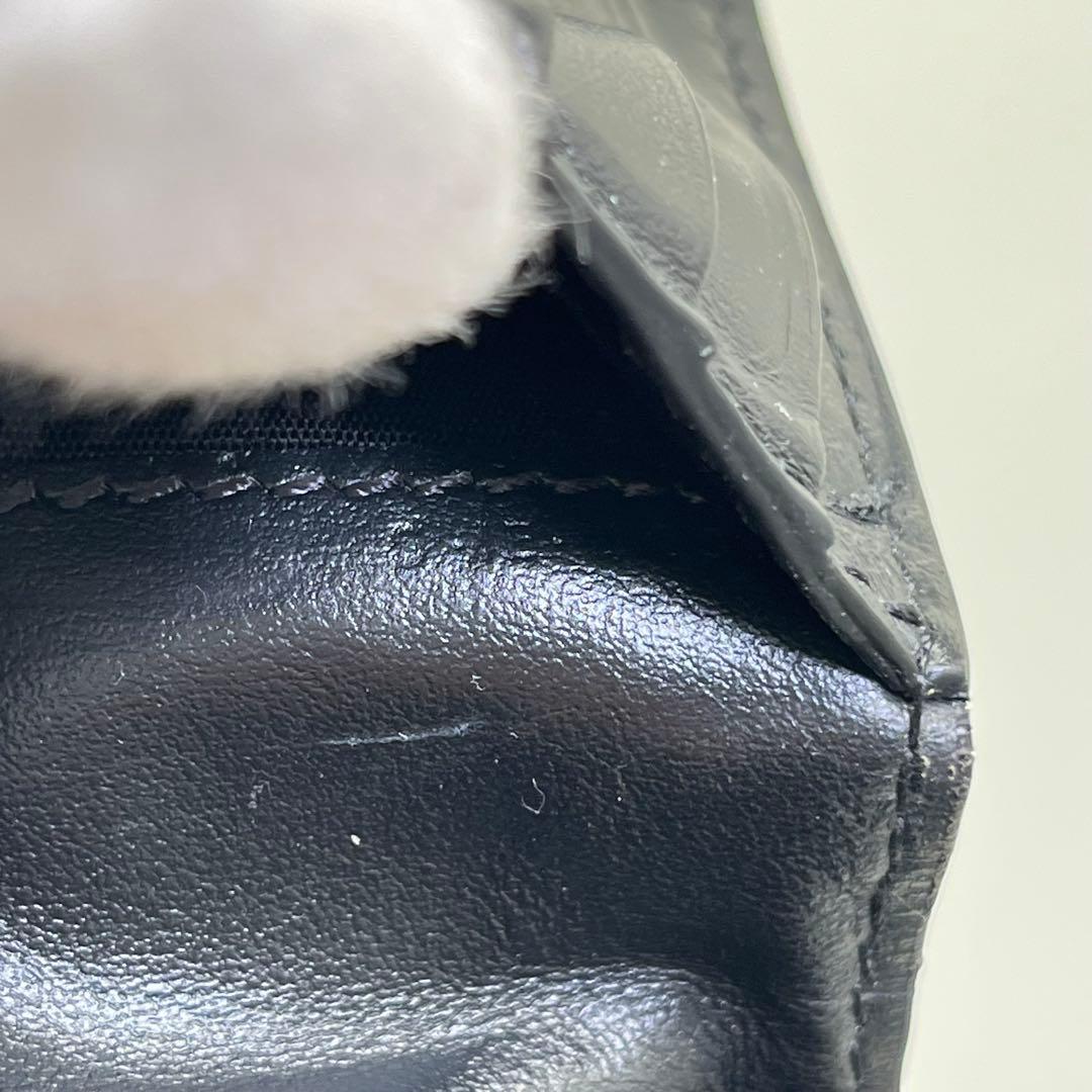 【現行品】CELINE 二つ折り財布 バイフォールドウォレット トリオンフ 黒