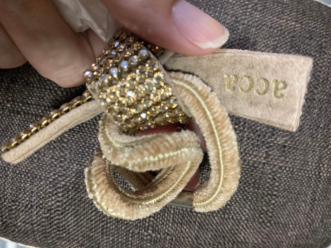 acca エレガントストーンヘアゴム