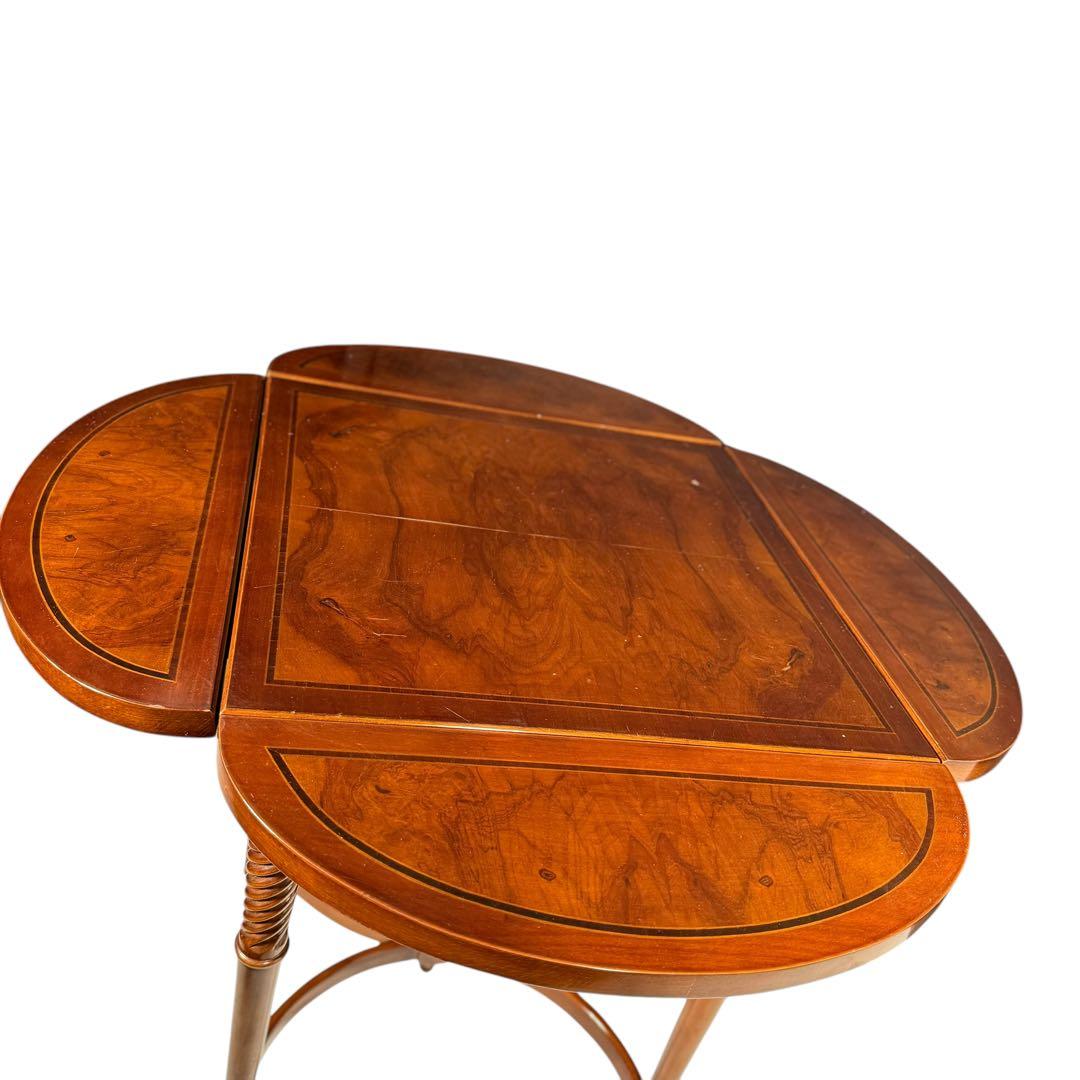 HR615 【希少デザイン】英国アンティーク　オケージョナルテーブル