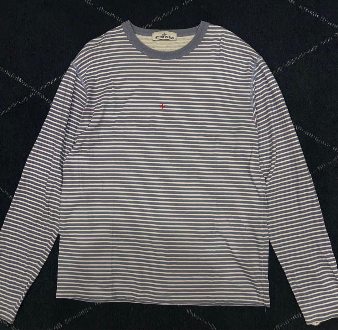 STONE  ストライプ長袖カットソー