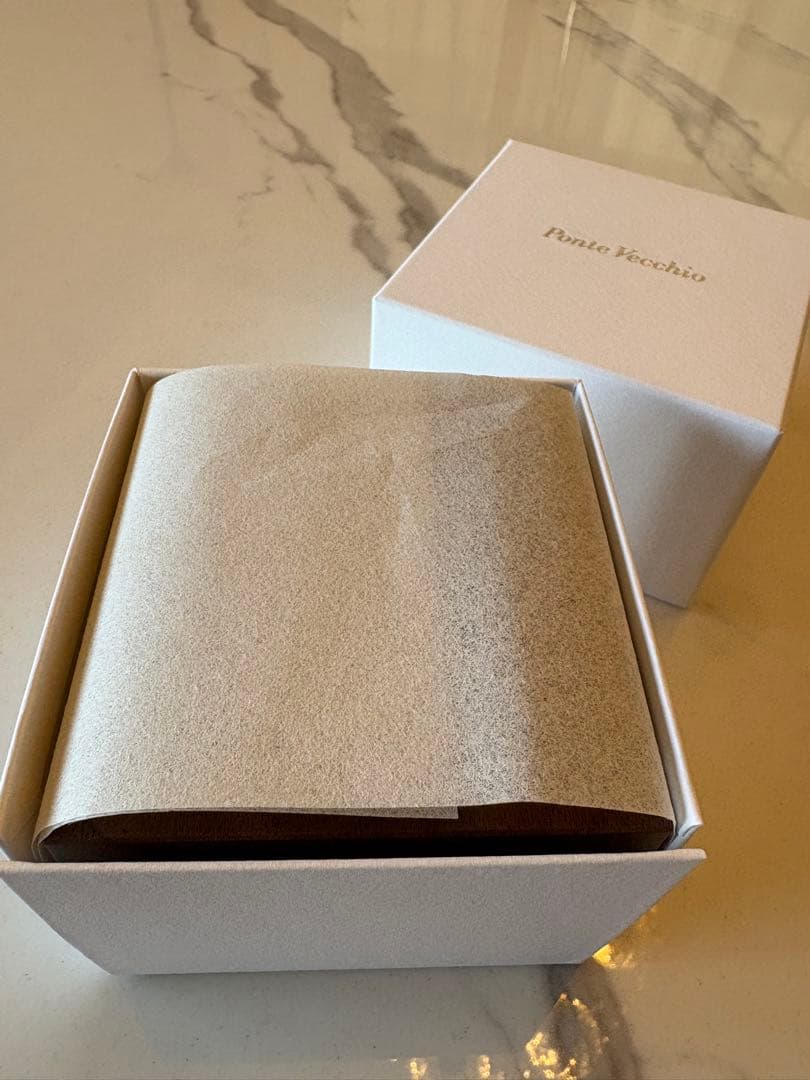 Ponte Vecchio リング 木製ボックス付き　新品未使用