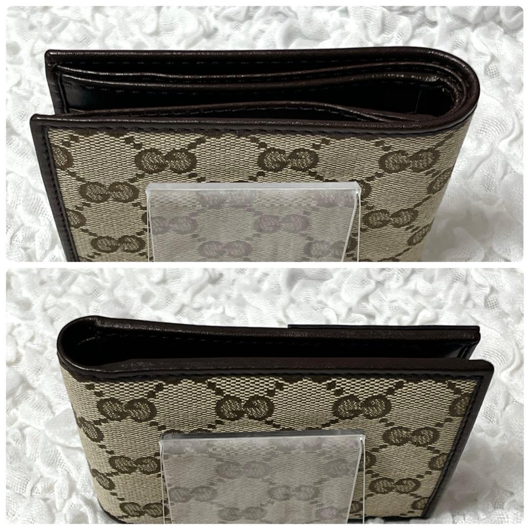 未使用級✨GUCCI グッチ　GG キャンバス　インターロッキング　折り財布