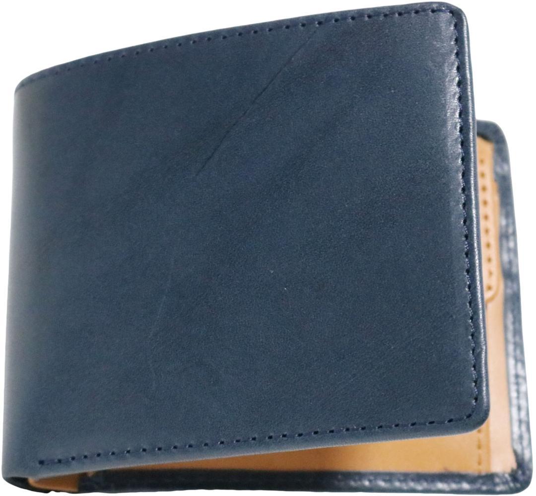 Y58 栃木レザー×姫路レザー 二つ折り財布 メンズ レディース 新品 未使