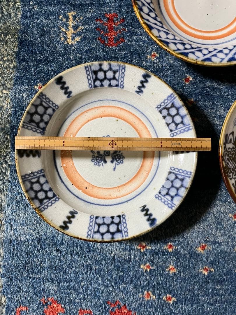 砥部焼中田窯（6寸皿3枚）