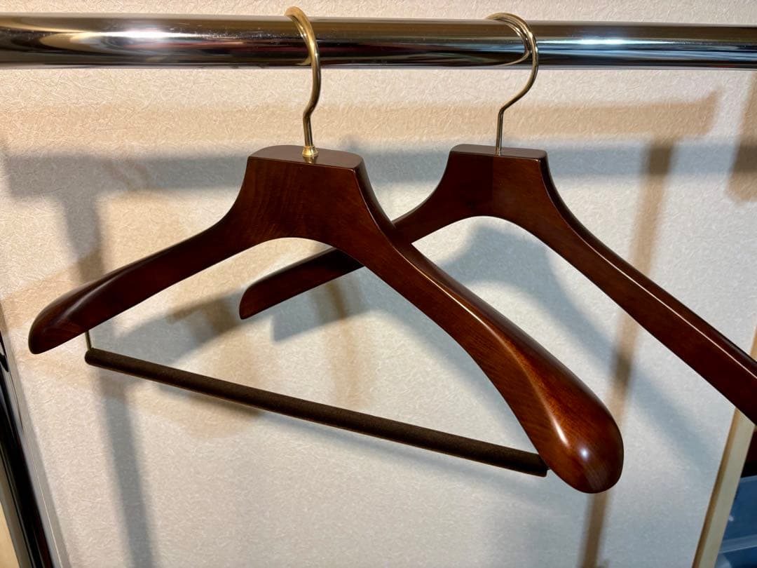 NAKATA HANGER 木製ハンガー 2本セット