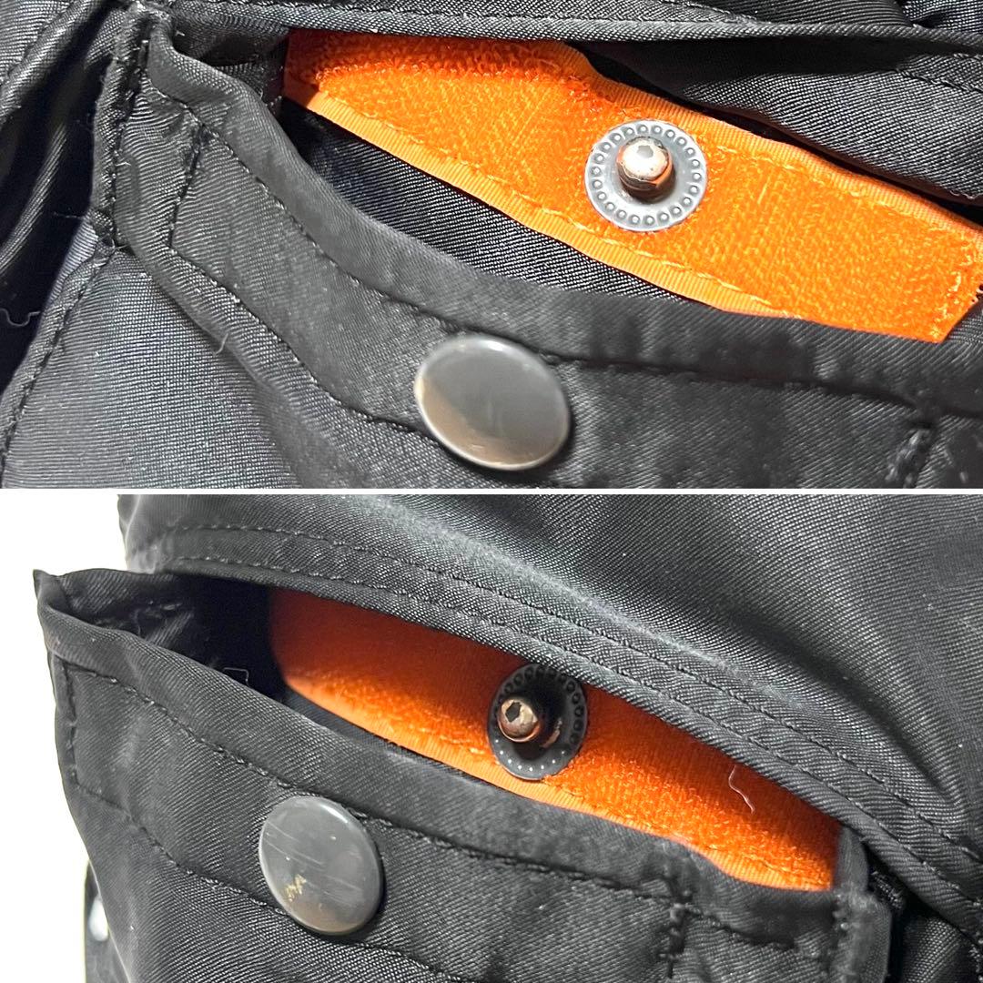 【良品】PORTER ポーター タンカー ウエストバッグ ブラック ボディバッグ