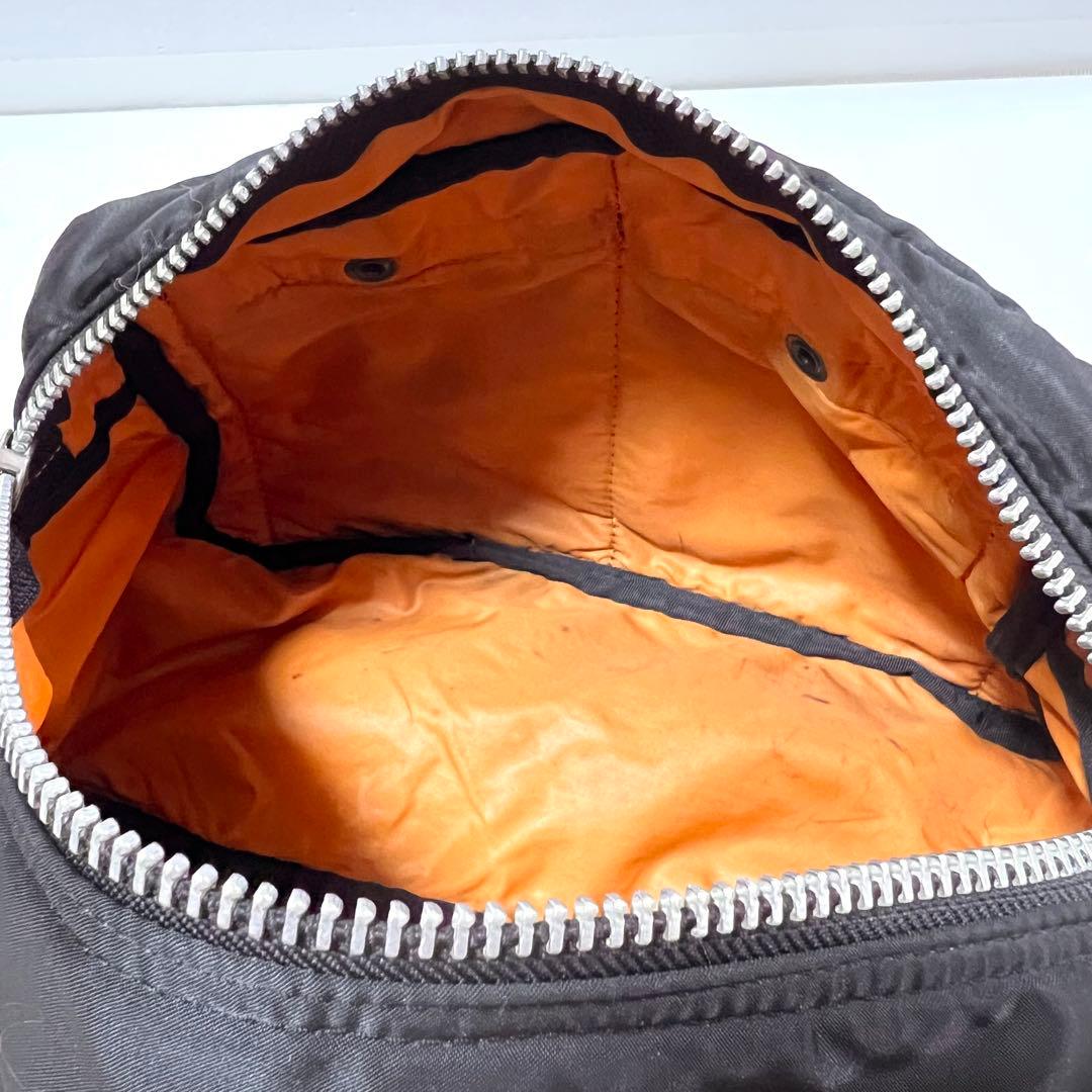 【良品】PORTER ポーター タンカー ウエストバッグ ブラック ボディバッグ