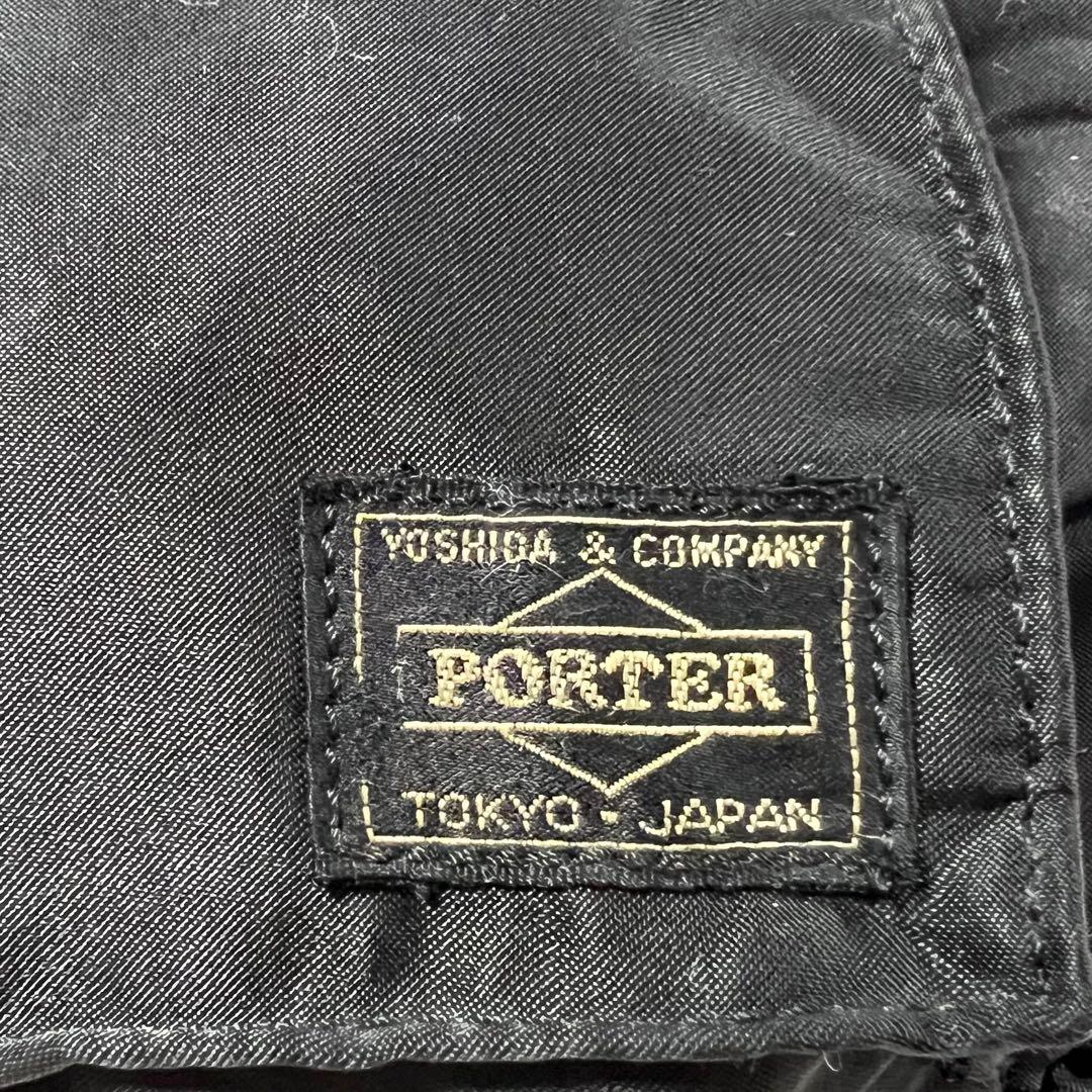 【良品】PORTER ポーター タンカー ウエストバッグ ブラック ボディバッグ