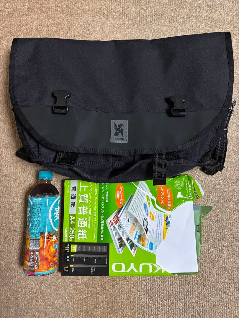 CHROME メッセンジャーバッグ CTZ 15L ブラック