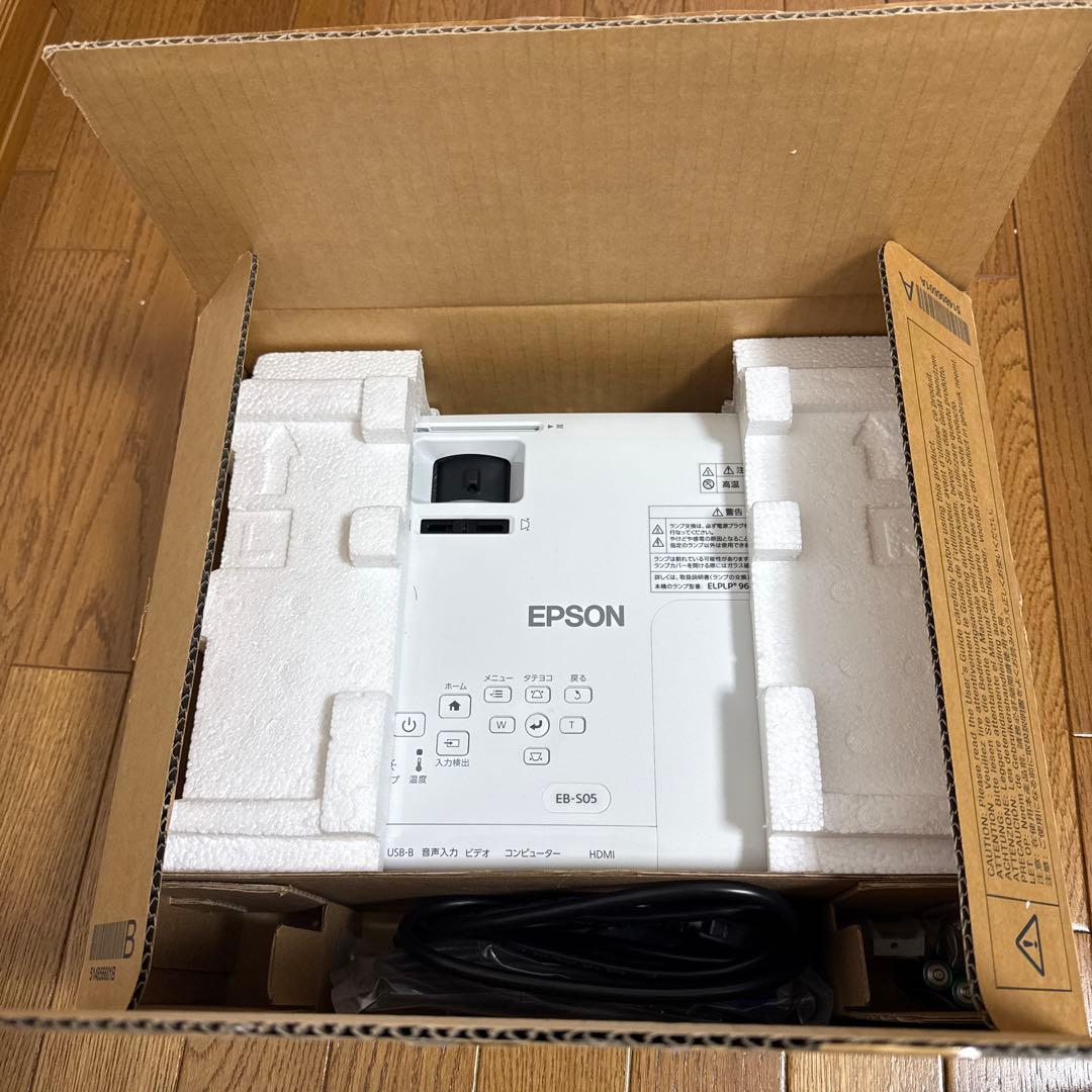 【新品未使用】EPSON プロジェクター EB-SO5 ビジネス向け