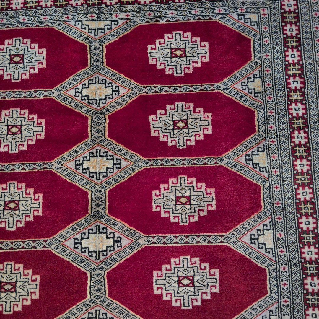 138x200cmパキスタン手織りじゅうたん(356)リビングダイニング用