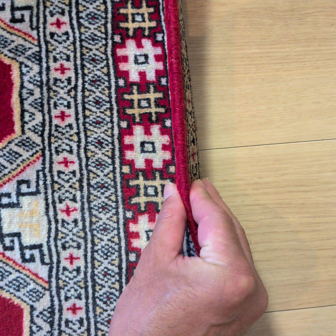 138x200cmパキスタン手織りじゅうたん(356)リビングダイニング用