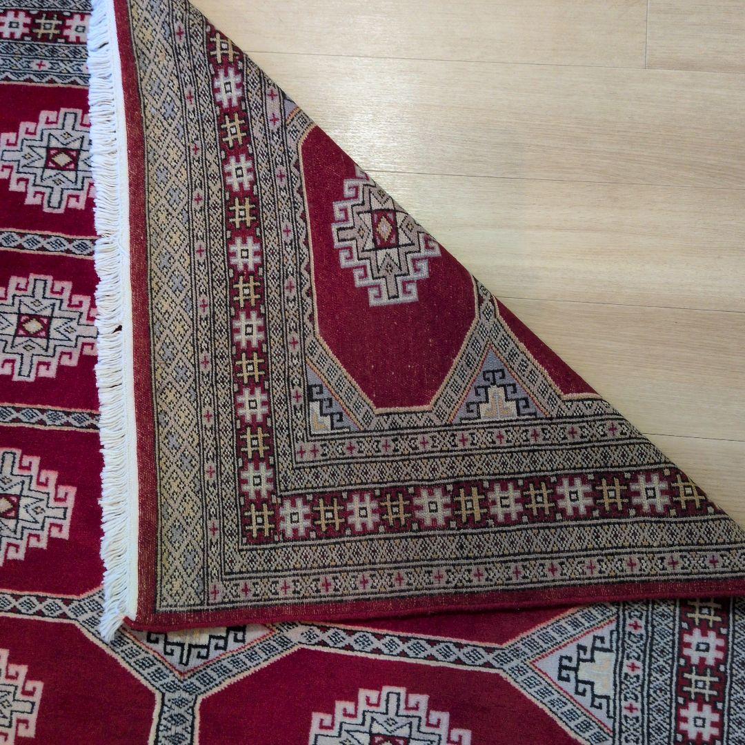 138x200cmパキスタン手織りじゅうたん(356)リビングダイニング用