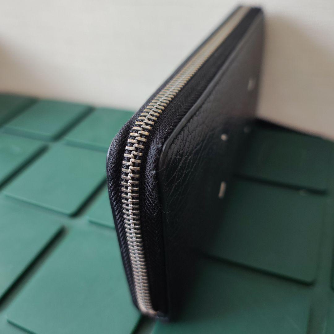 Maison Margielaシボ革ロングウォレット