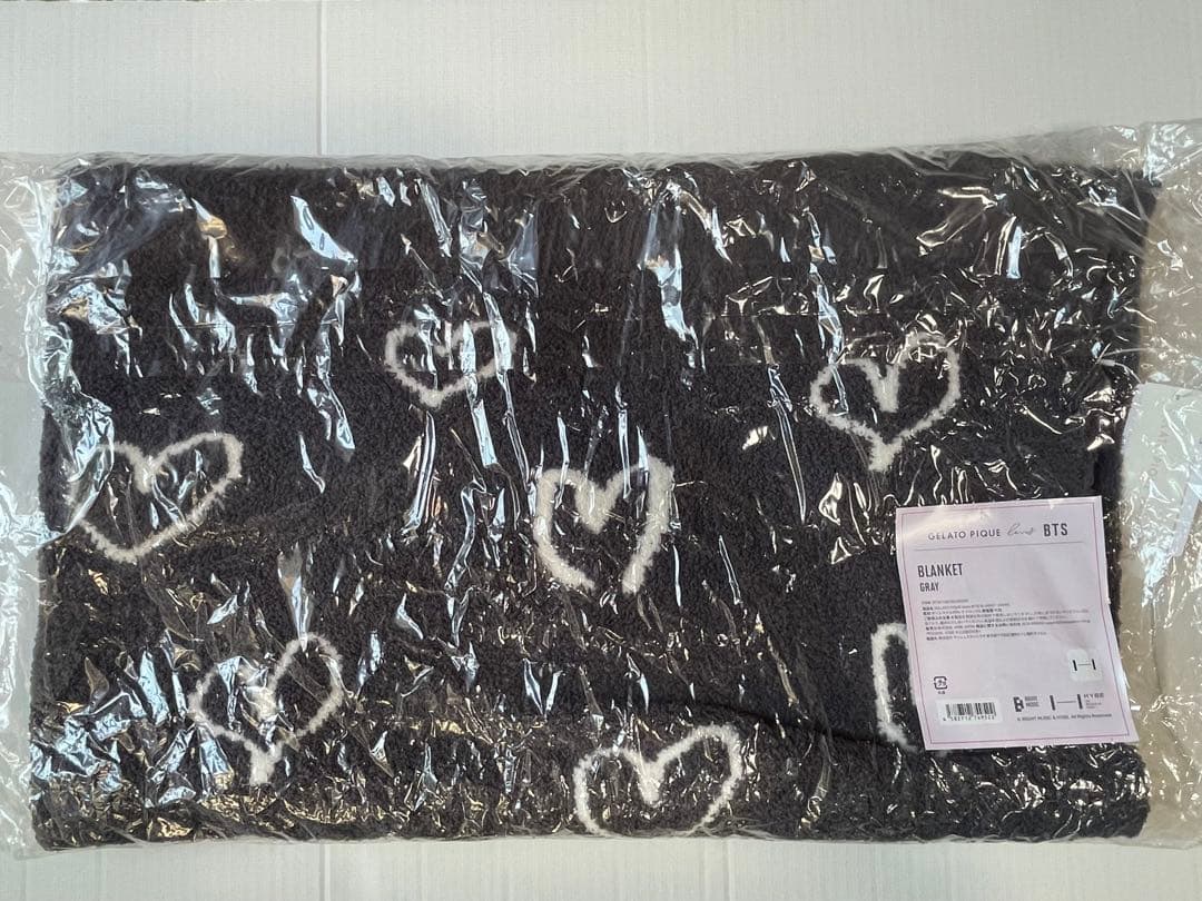 GELATO PIQUE BTS ジェラピケ コラボ ブランケット グレー