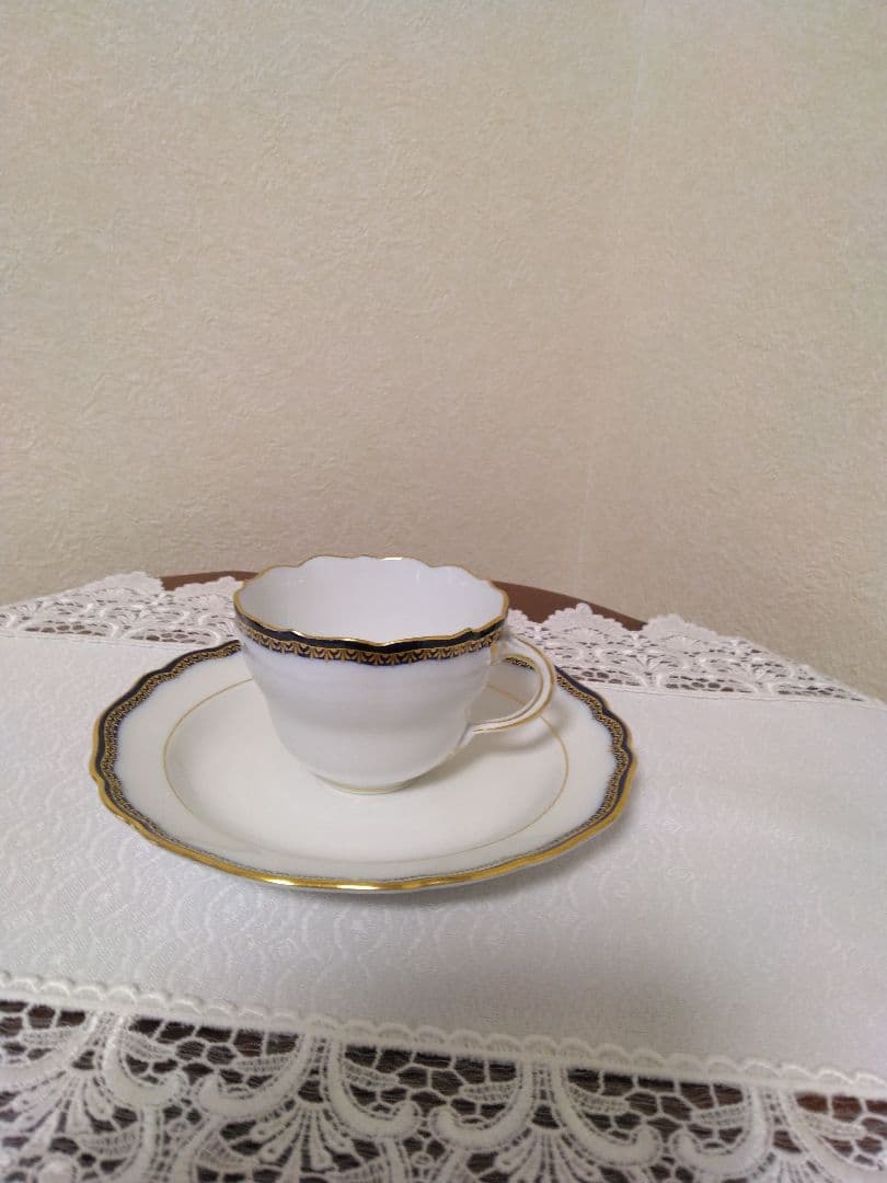 古マイセンのカップとケーキ皿