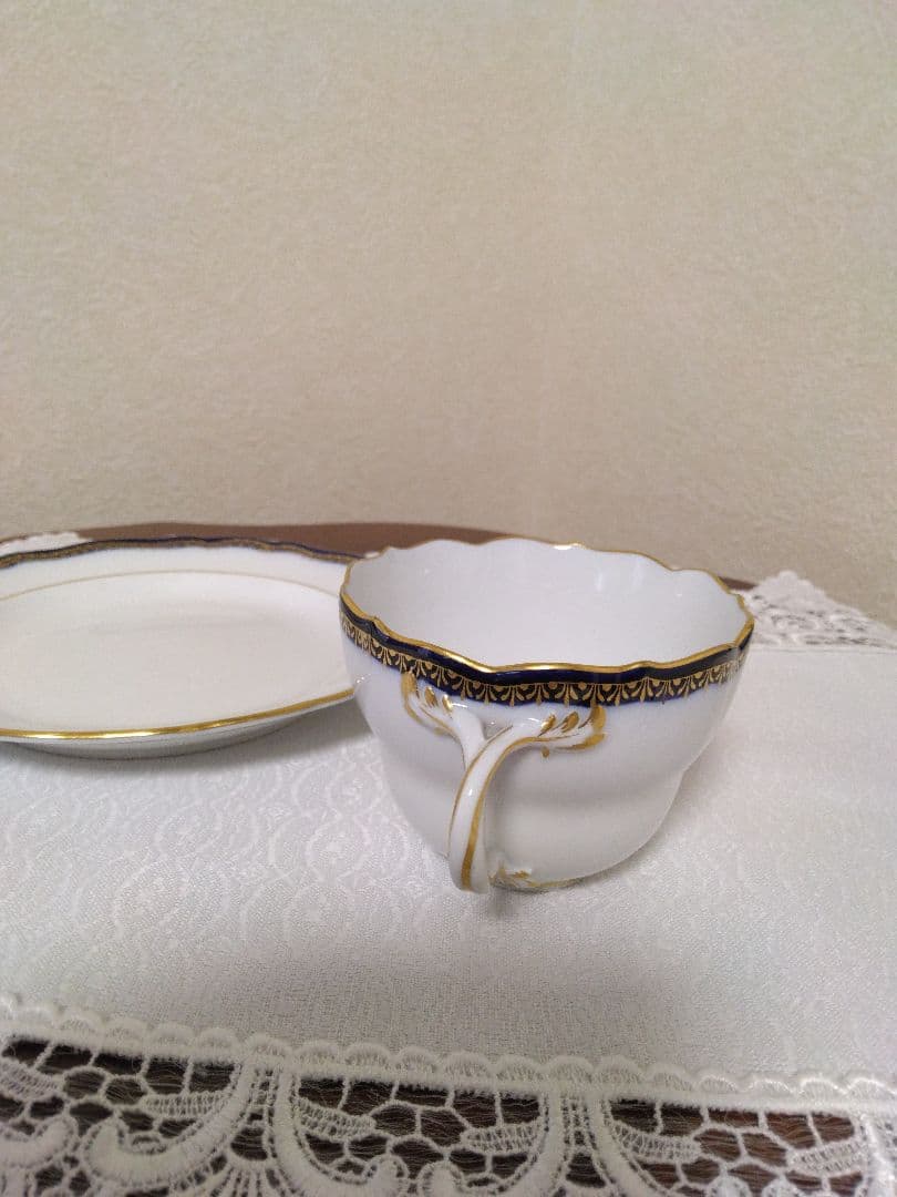 古マイセンのカップとケーキ皿