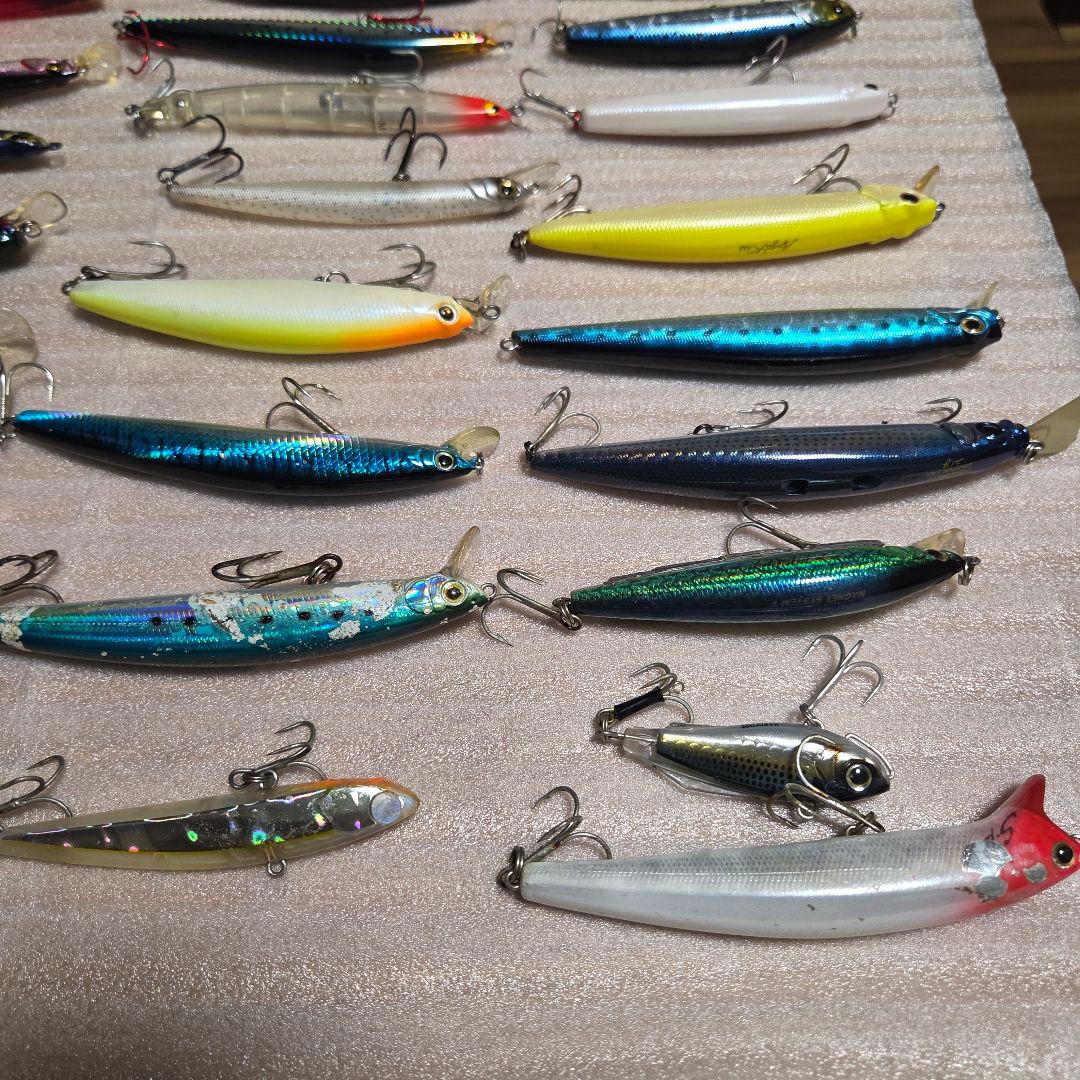 シーバスルアーセット　38個　VS3040ケース付き　ローリングベイト悟空