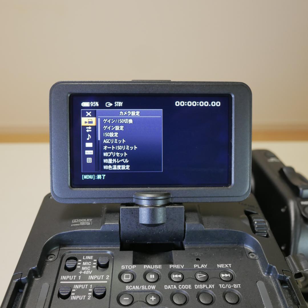 【美品】4KRAWライセンス済み！付属品付FS700R　電池メモリレコーダー併売