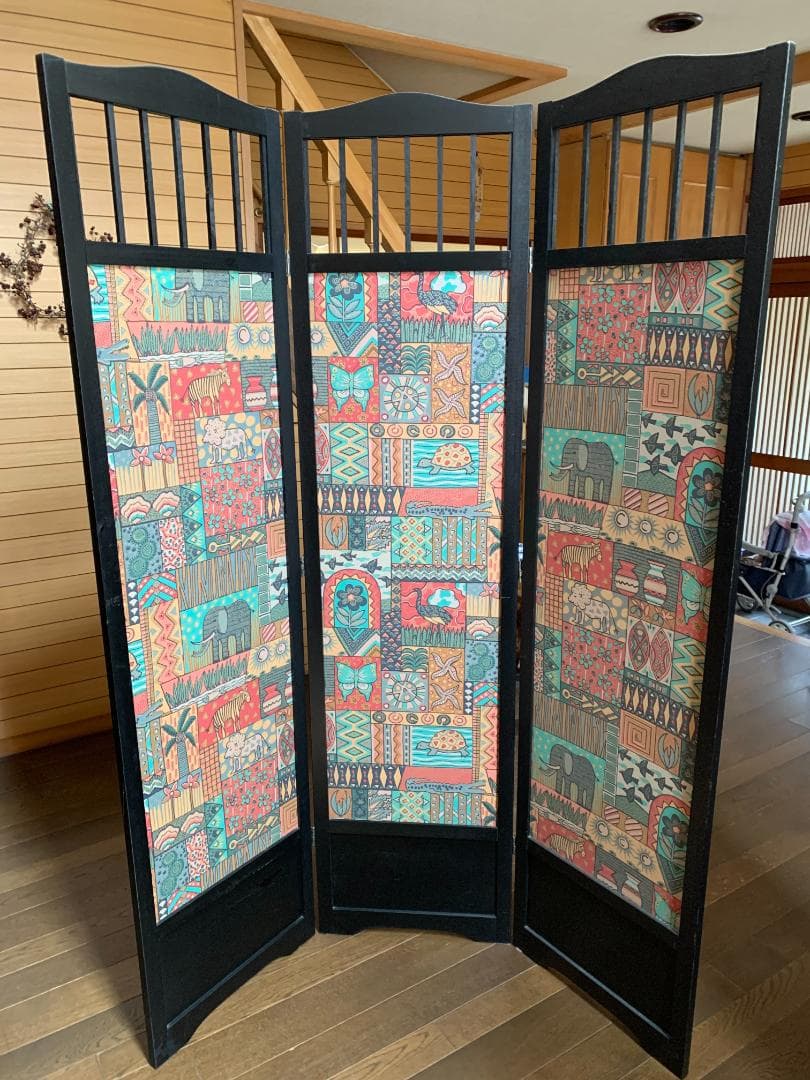 アジアン家具　衝立　値下げしました。　引き取り限定