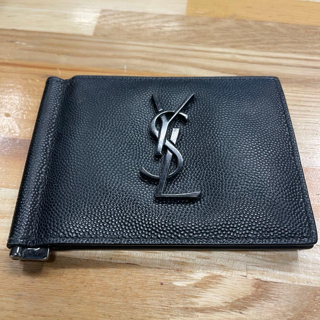 サンローラン マネークリップ ブラック YSL