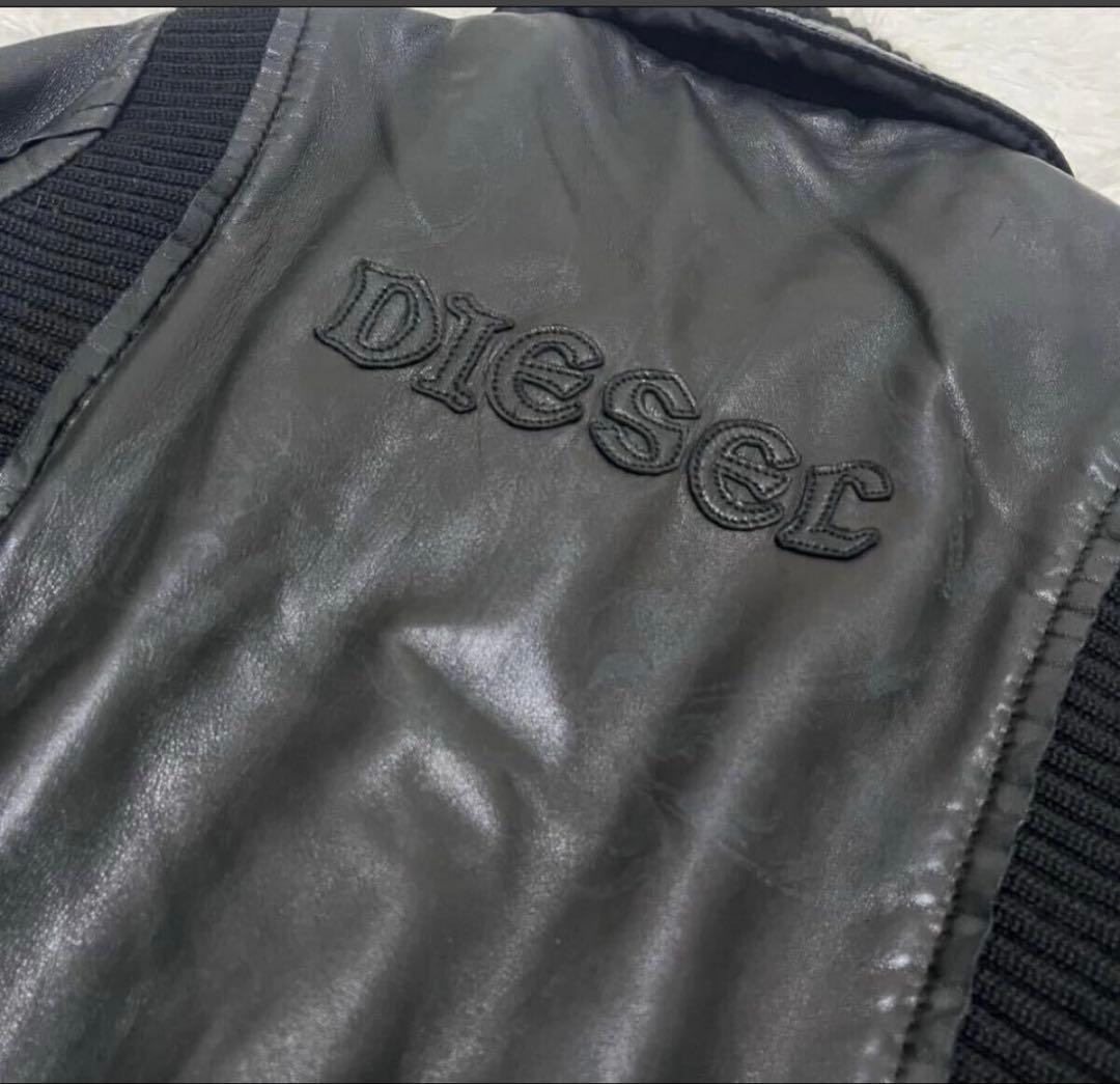 59b3d454DIESEL ディーゼル ラムレザージャケット