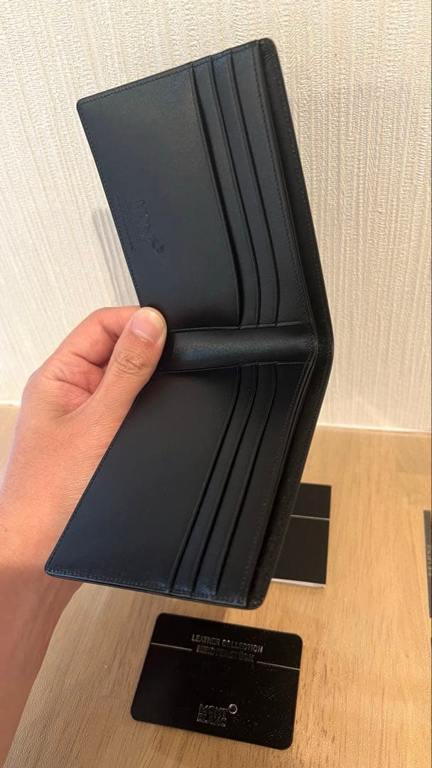 【未使用】Montblanc モンブラン 札入れ 二つ折り財布 ホワイトスター