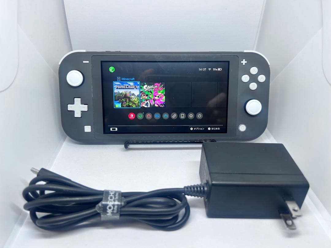 Nintendo Switch Lite グレー 充電器付き【動作確認済み】