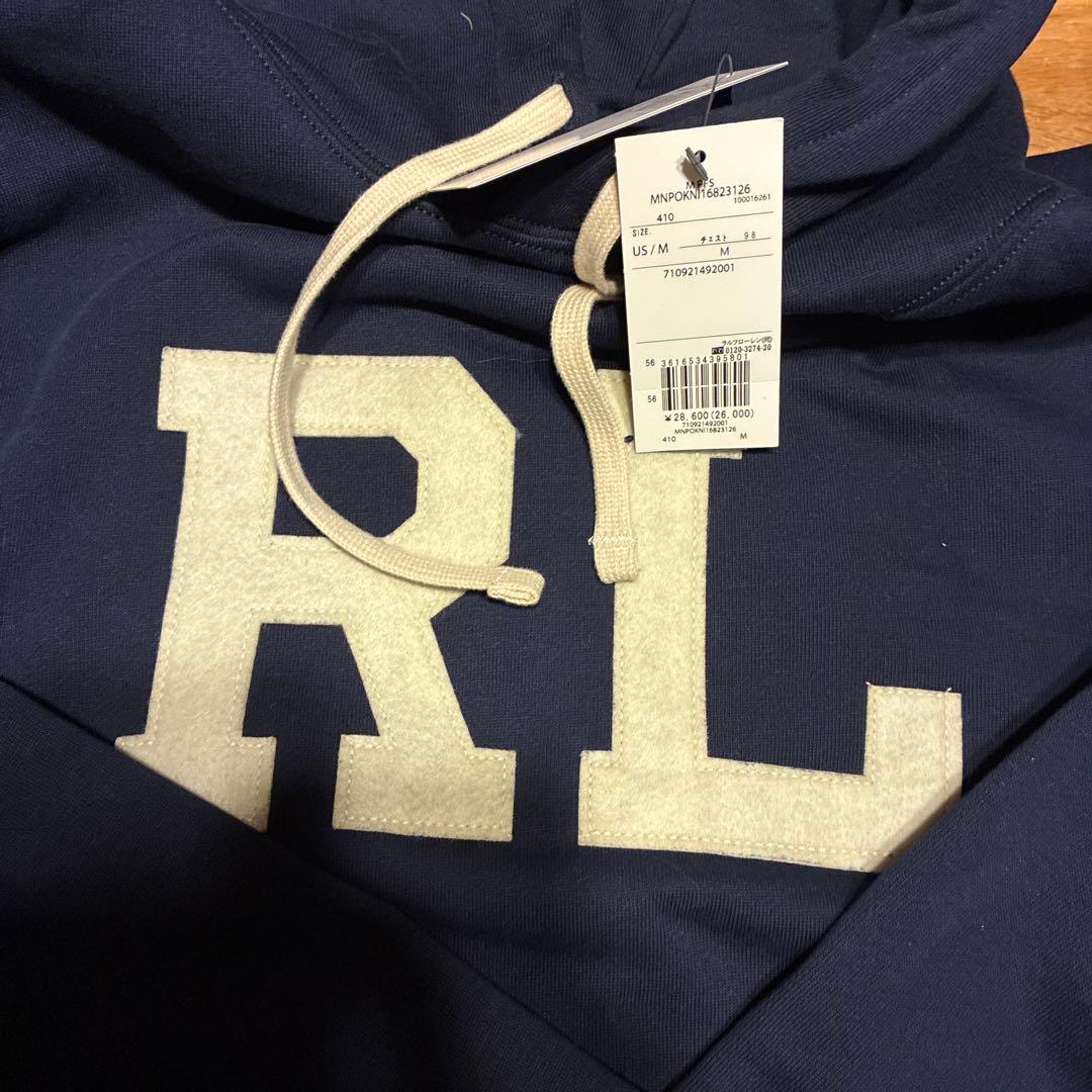 新品未使用　POLO Ralph Lauren RLロゴ　パーカー　Mサイズ