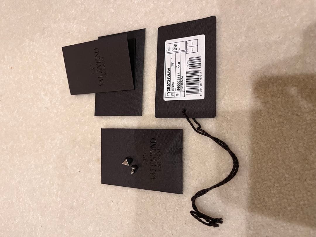 VALENTINO ブラック トートバッグ