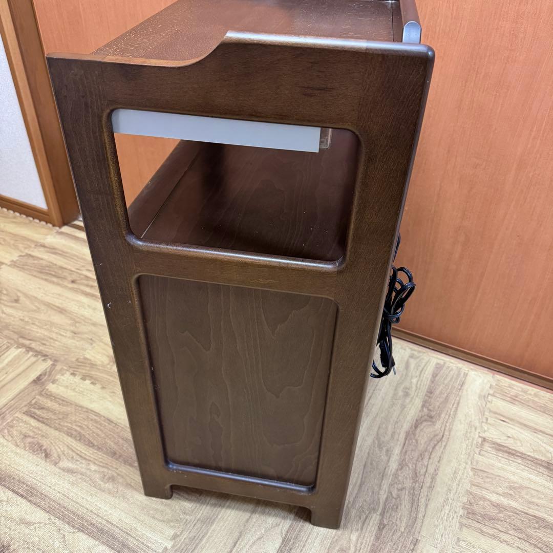 karimoku カリモク 電話台 コンセント付 キャビネット オールドカリモク