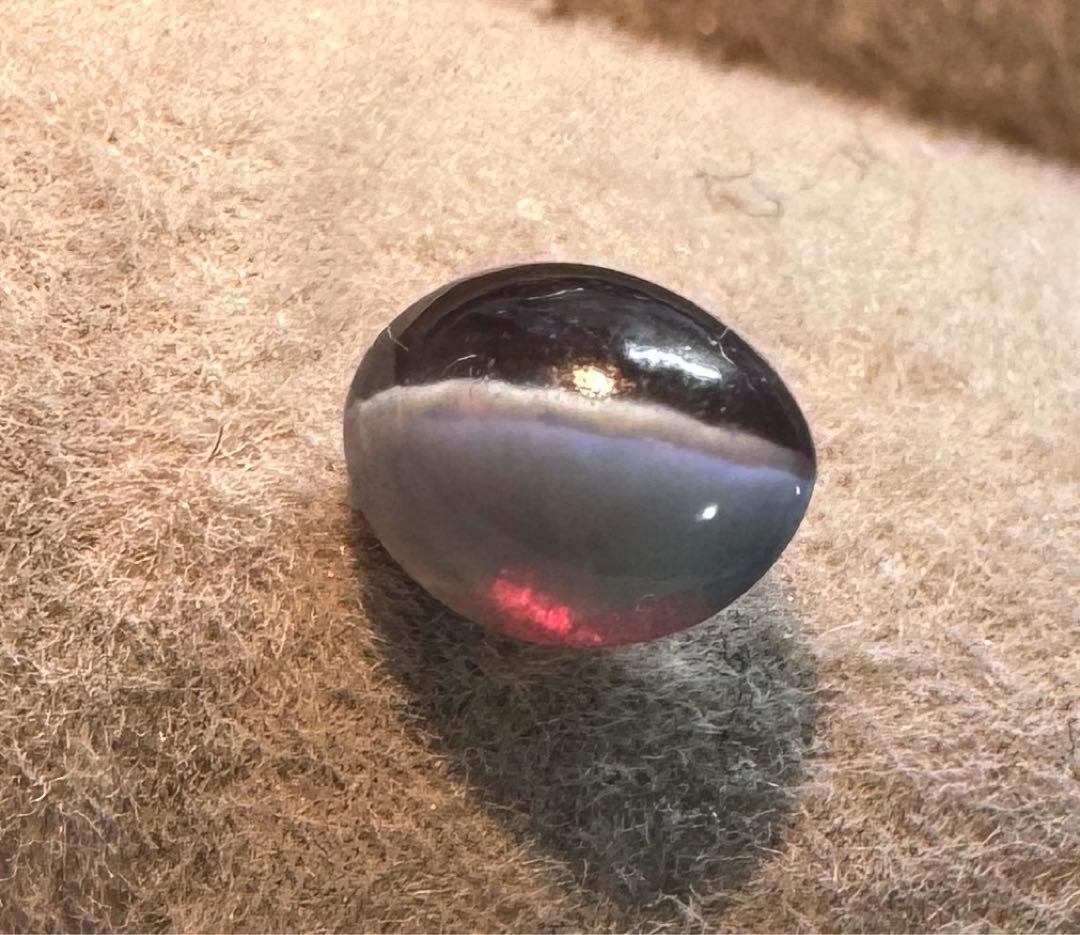 高品質天然アレキサンドライトキャッツアイ 0.365ct