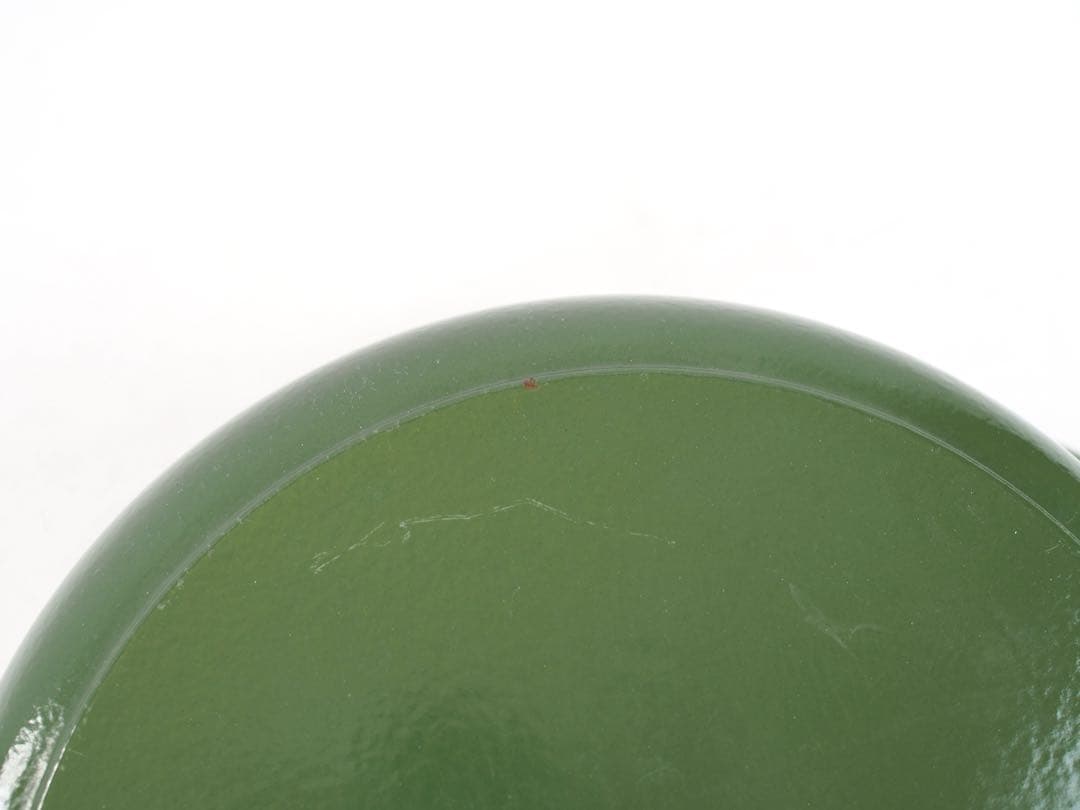 ル・クルーゼ ココットロンド モスグリーン24cm ホーロー 両手鍋