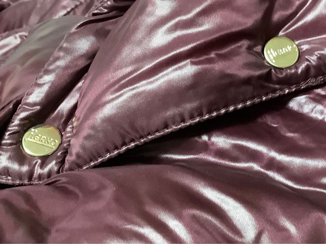 HERNO ヘルノ　レディスダウンベスト　ロング丈　フード付き　サイズ42