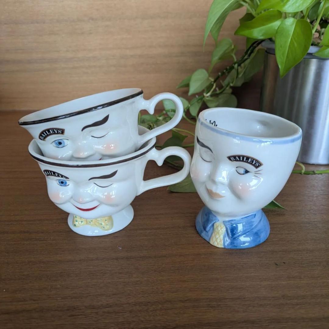 Baileysベイリーズ 3点セット ウィンキング フェイスカップ ヴィンテージ