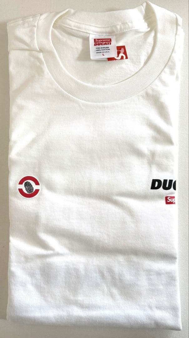 Supreme x Ducati Logos Tee White Lサイズ