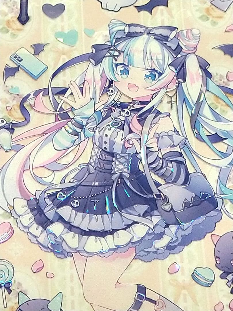 J1005＃水色蕾裙(贝壳光)Shine切り売り海外人物マステ女の子