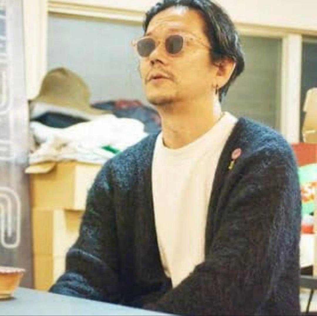 野村訓市氏着用 unused US1642 mohair cardigan