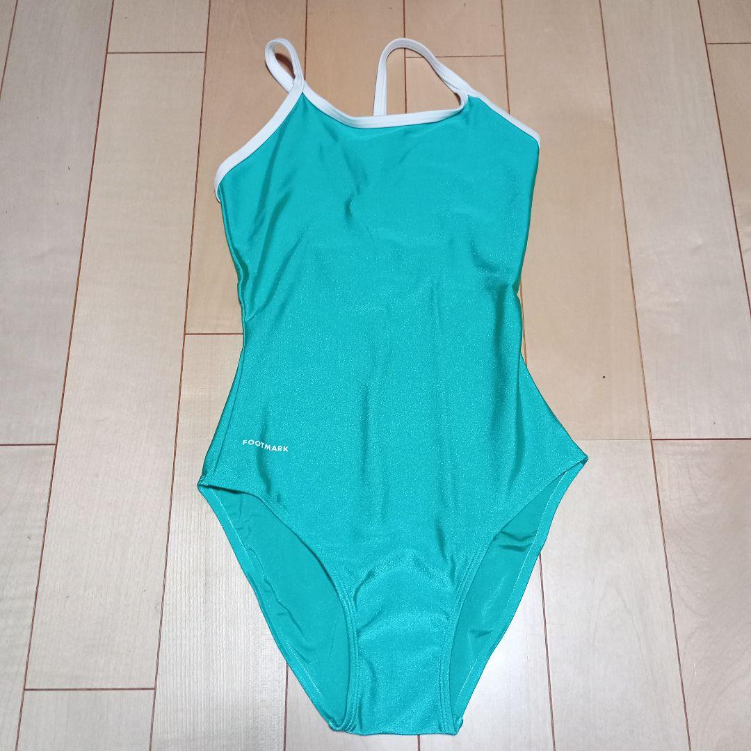 まとめ売り3点　ターコイズ　エメラルド　パープル　サイズ4L【競泳白パイピング】