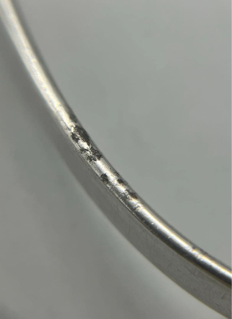 ティファニー TIFFANY フックアンドアイ バングル SV YG コンビ