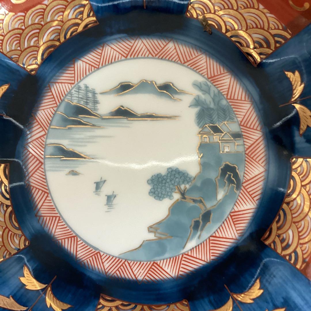 超豪華な金箔の大鉢　元禄古伊万里の菓子鉢